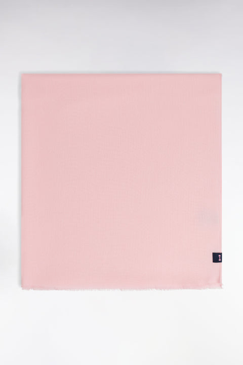 Écharpe fluide unie rose - Image 3