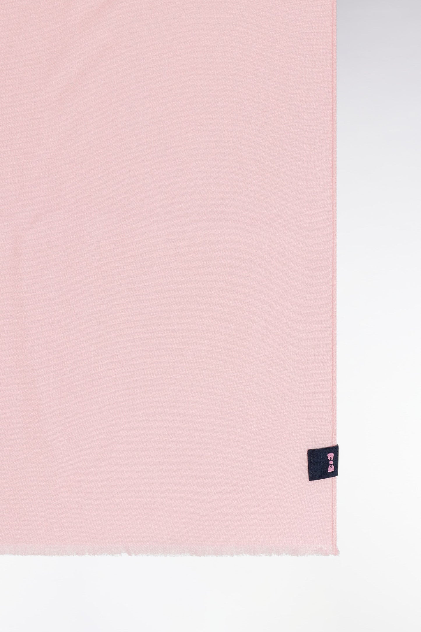 Écharpe fluide unie rose
