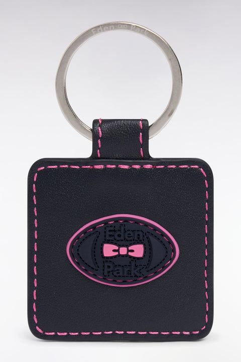 Porte-clefs en cuir rose - Image 1