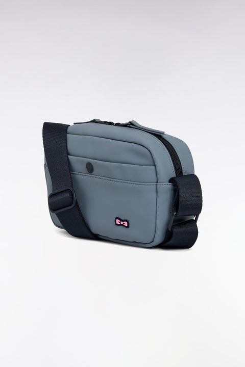 Camera bag en gomme uni gris - Image 3
