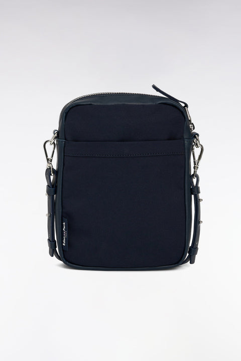 Sac besace en toile bleu marine - Image 2
