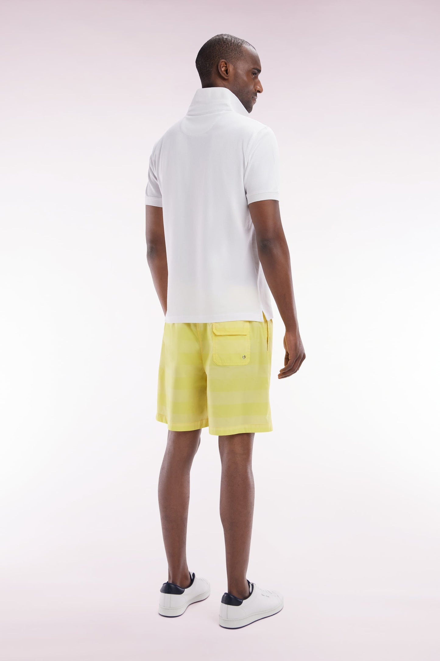 Maillot de bain cerclé jaune