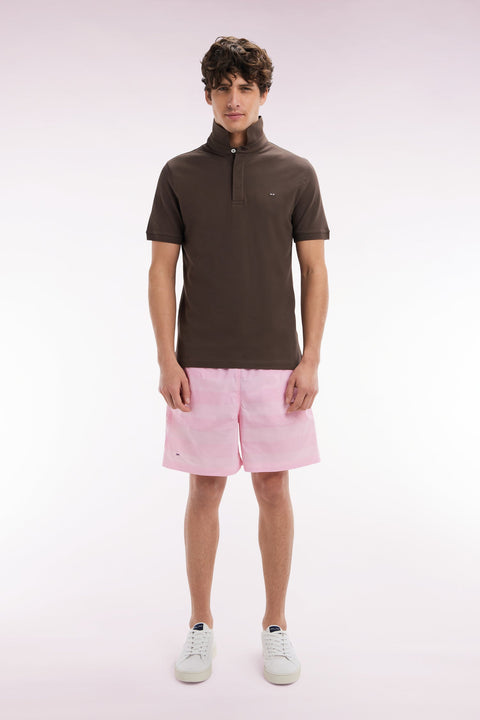Maillot de bain cerclé rose - Image 1