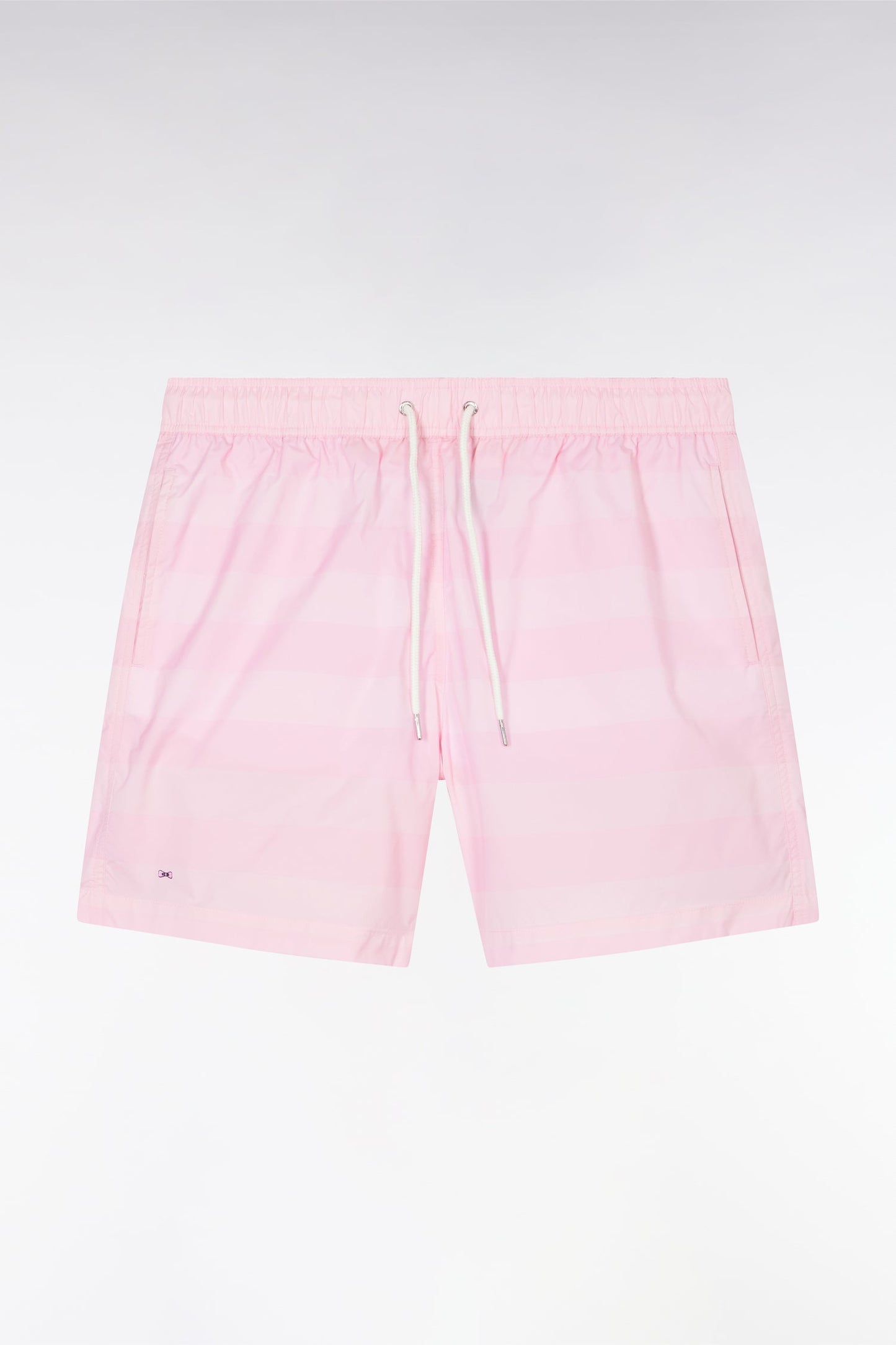 Maillot de bain cerclé rose