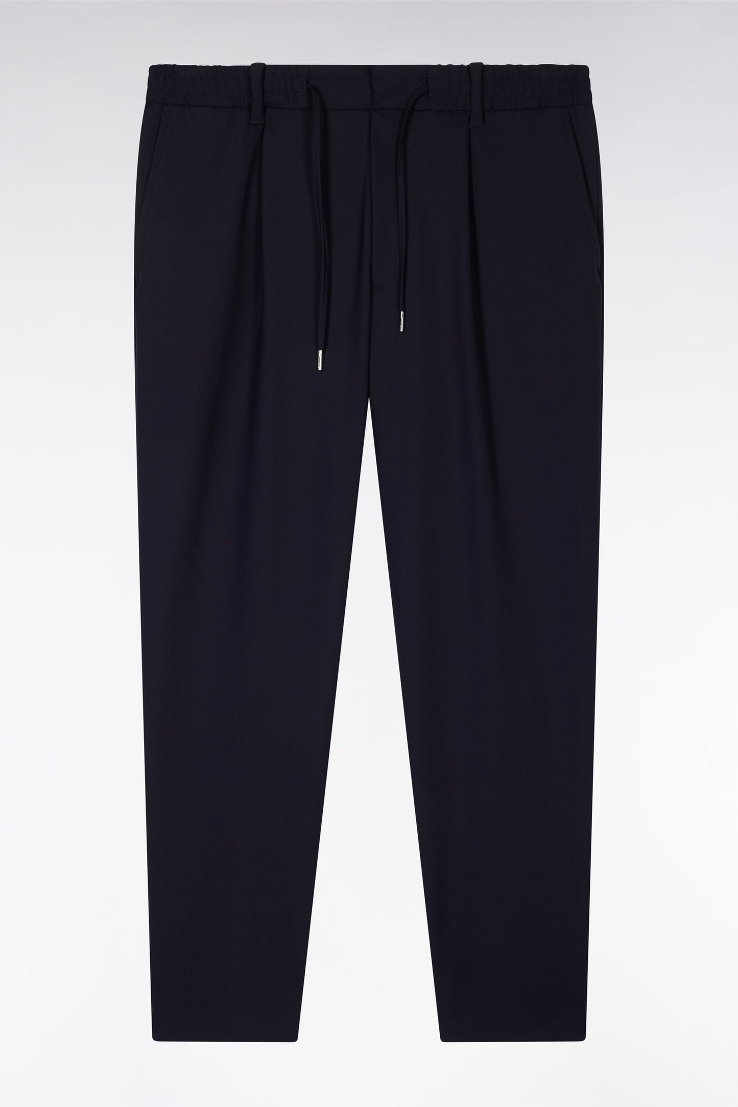 Pantalon à taille élastique marine