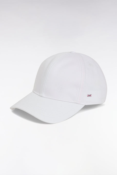 Casquette unie en twill de coton blanc broderie nœud papillon - Image 2