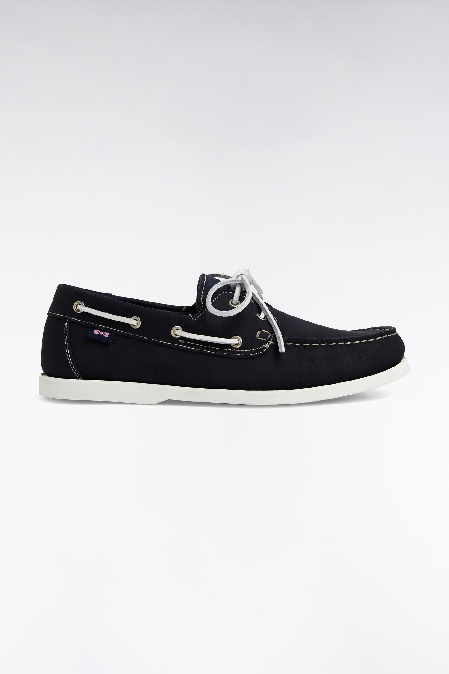 Mocassins bateau en cuir suédé marine