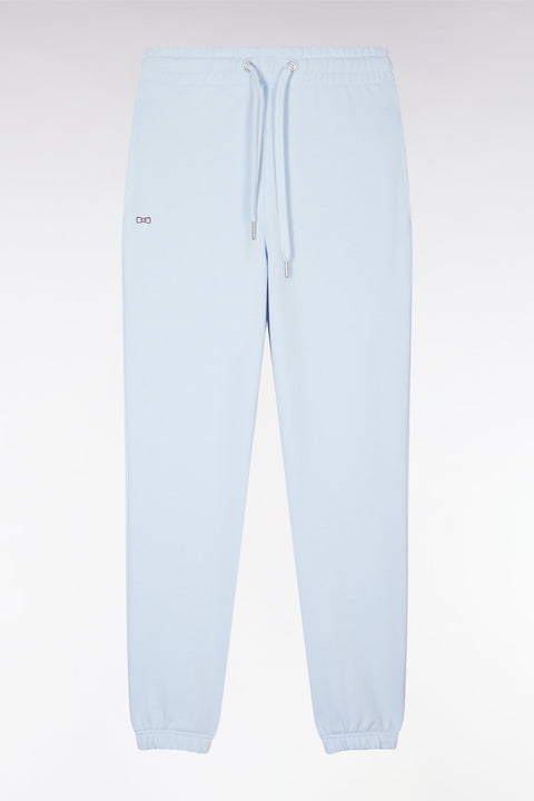 Jogging en molleton coton ciel coupe droite - Image 2