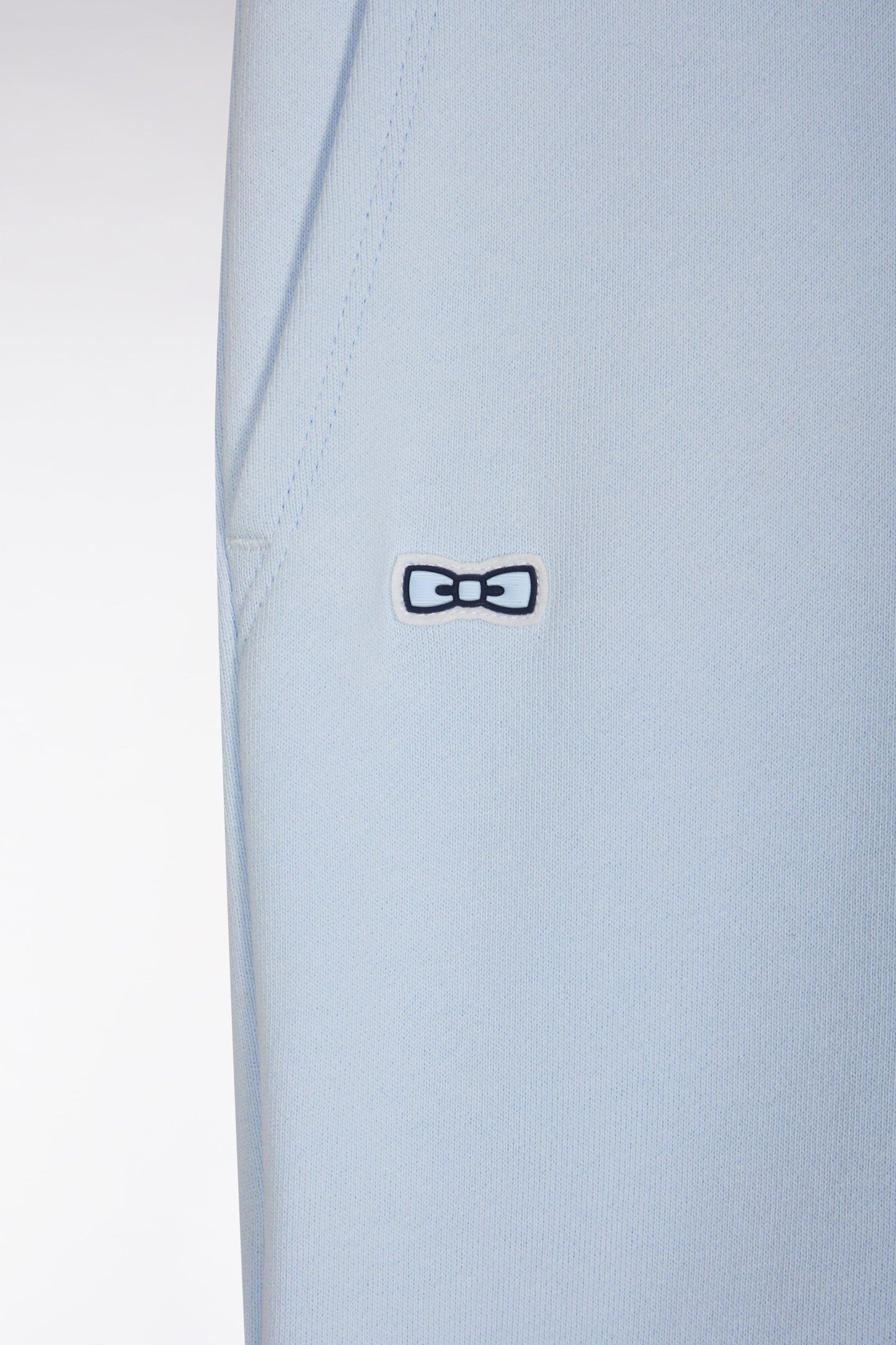 Short en molleton coton ciel coupe décontractée