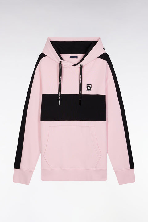 Sweatshirt à capuche New Zealand en coton rose coupe décontractée - Image 2
