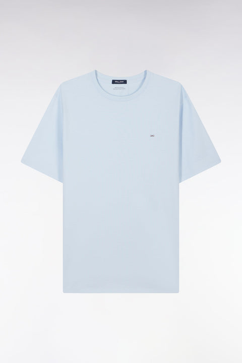 T-shirt en coton Pima ciel coupe droite - Image 2