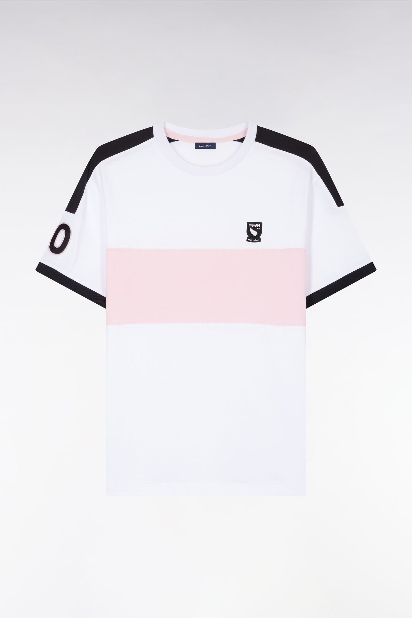 T-shirt Nouvelle Zélande en coton blanc coupe décontractée