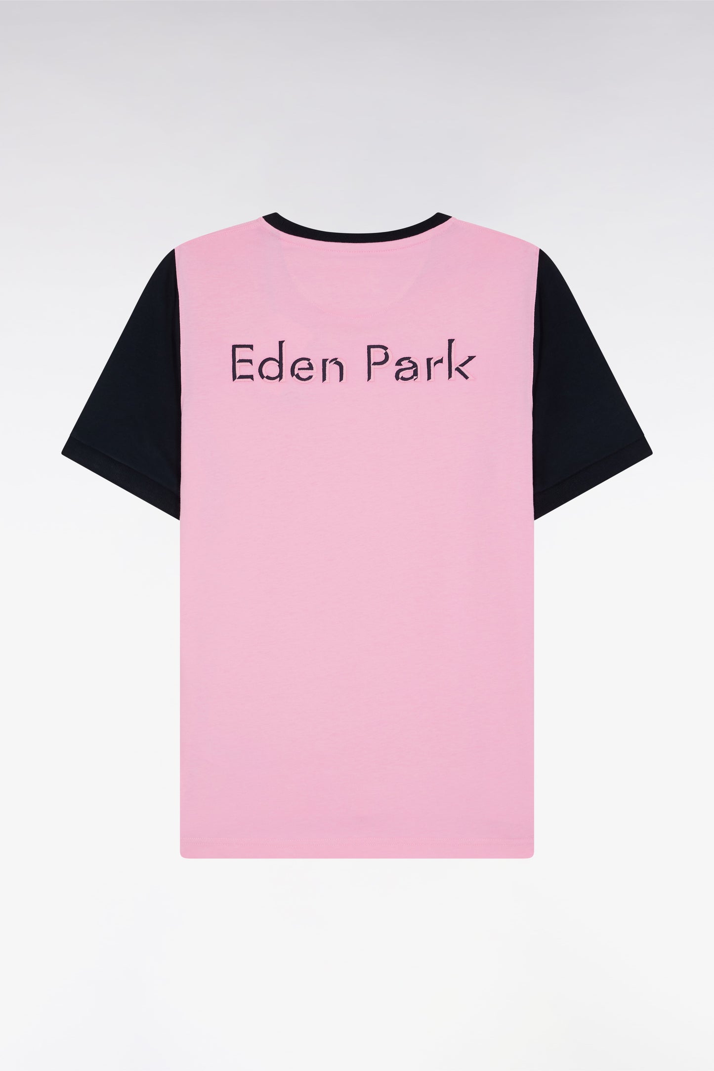 T-shirt à manches courtes en coton rose coupe décontractée