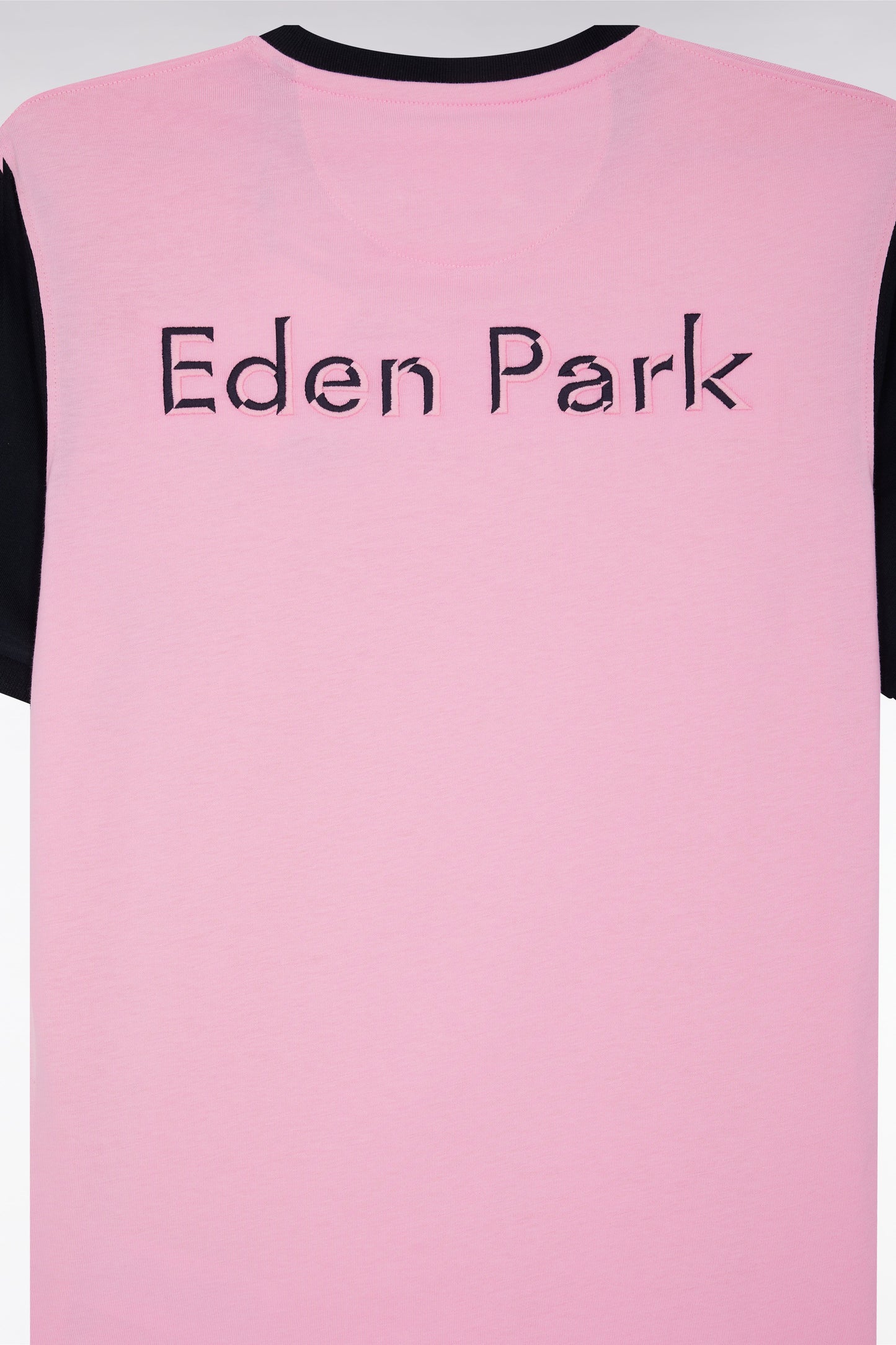 T-shirt à manches courtes en coton rose coupe décontractée