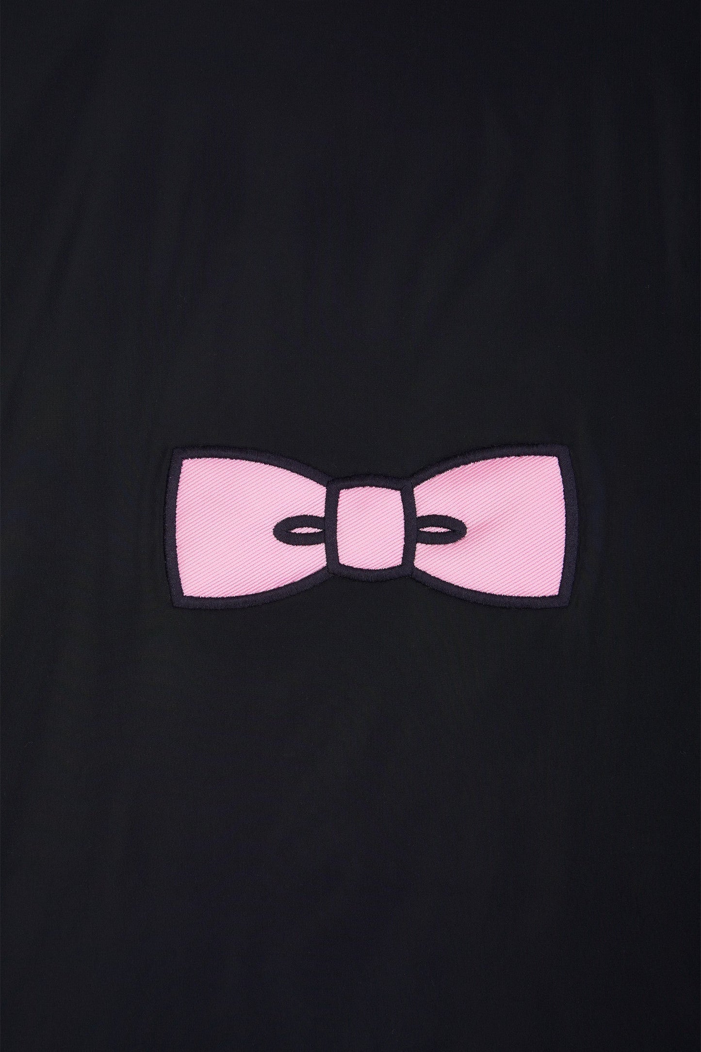 Blouson coupe-vent en nylon mat marine brodé