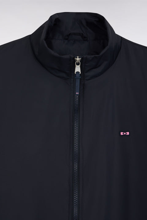 Blouson coupe-vent en nylon marine - Image 2