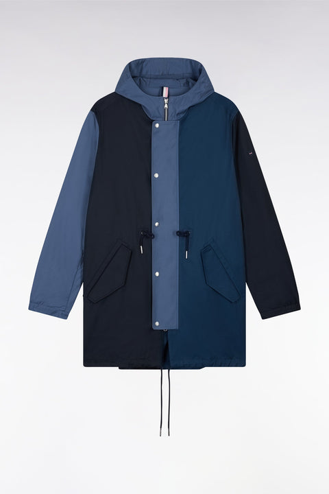 Parka unisexe zippée marine - Image 2