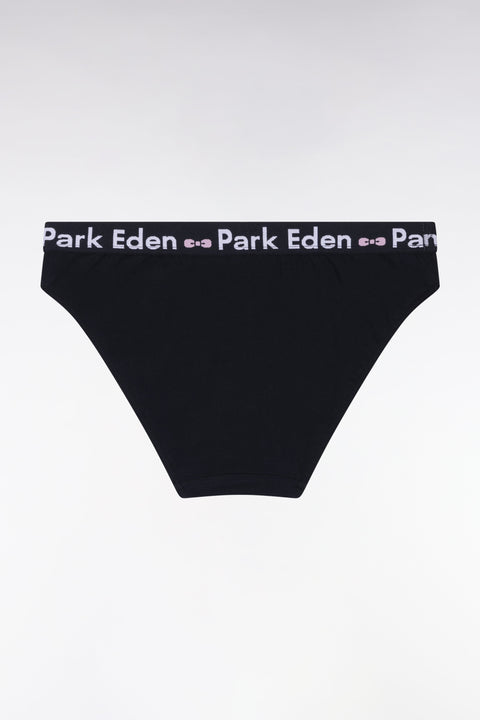 Culotte en coton stretch marine - Image 2
