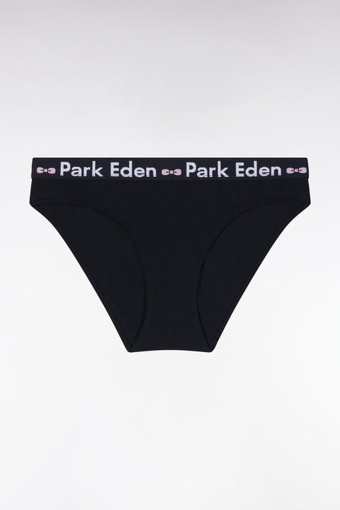 Culotte en coton stretch marine - Image 1