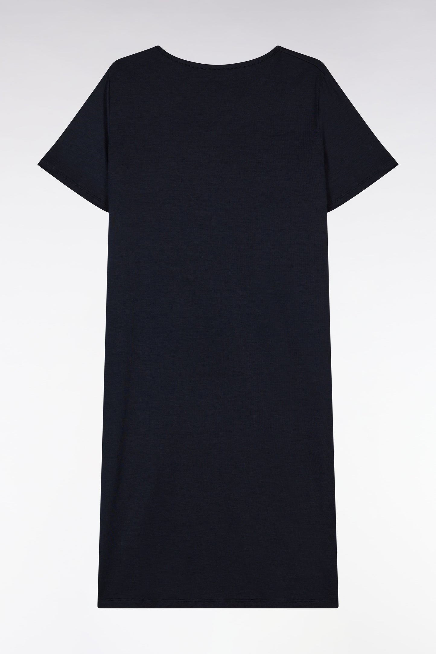 Chemise de nuit en modal stretch marine logo Eden Park
