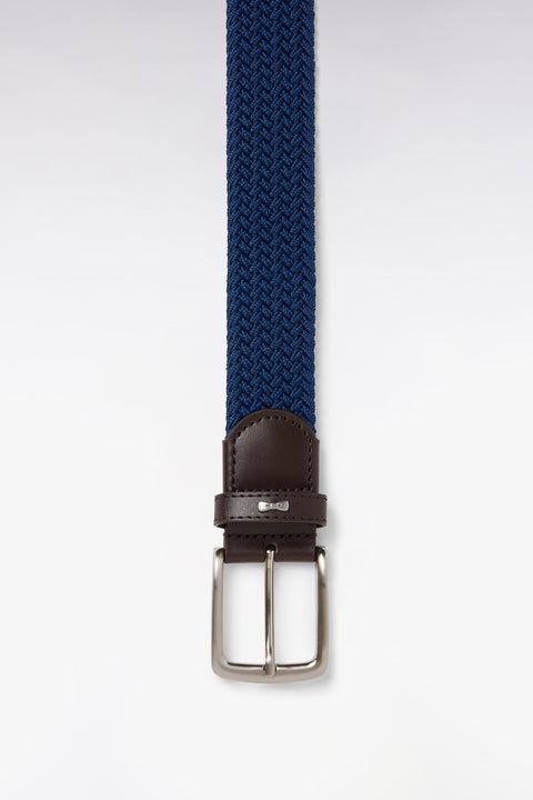 Ceinture textile élastiquée marine - Image 2