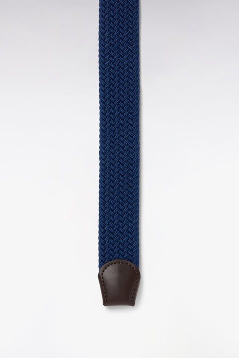 Ceinture textile élastiquée marine - Image 3