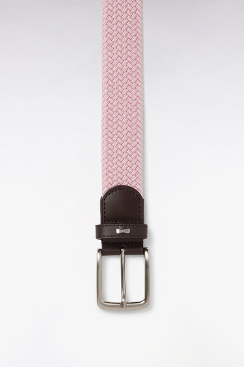 Ceinture textile élastiquée rose - Image 2
