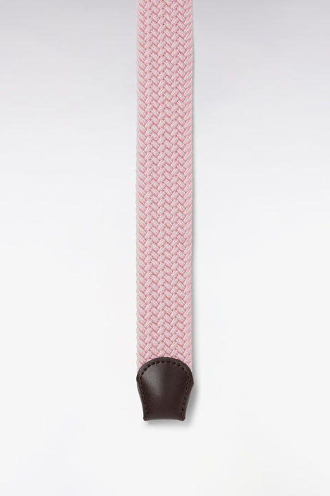 Ceinture textile élastiquée rose - Image 3