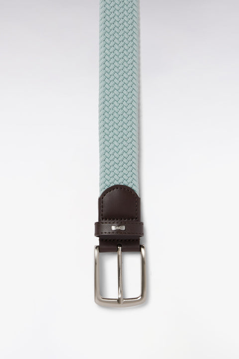 Ceinture textile élastiquée vert d'eau - Image 2