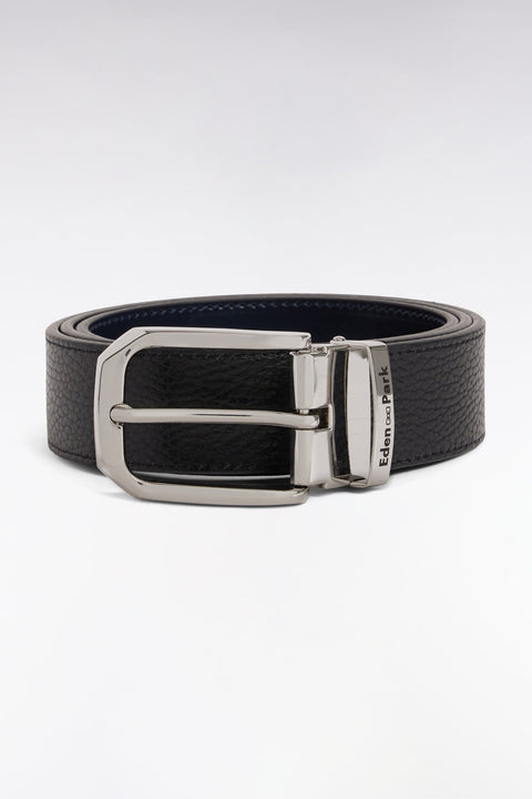 Ceinture réversible en cuir noir - Image 1