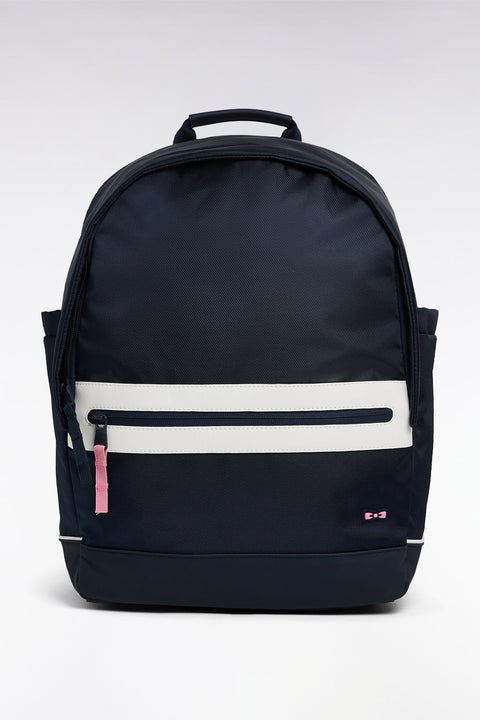 Sac à dos bimatière marine colorblock - Image 1