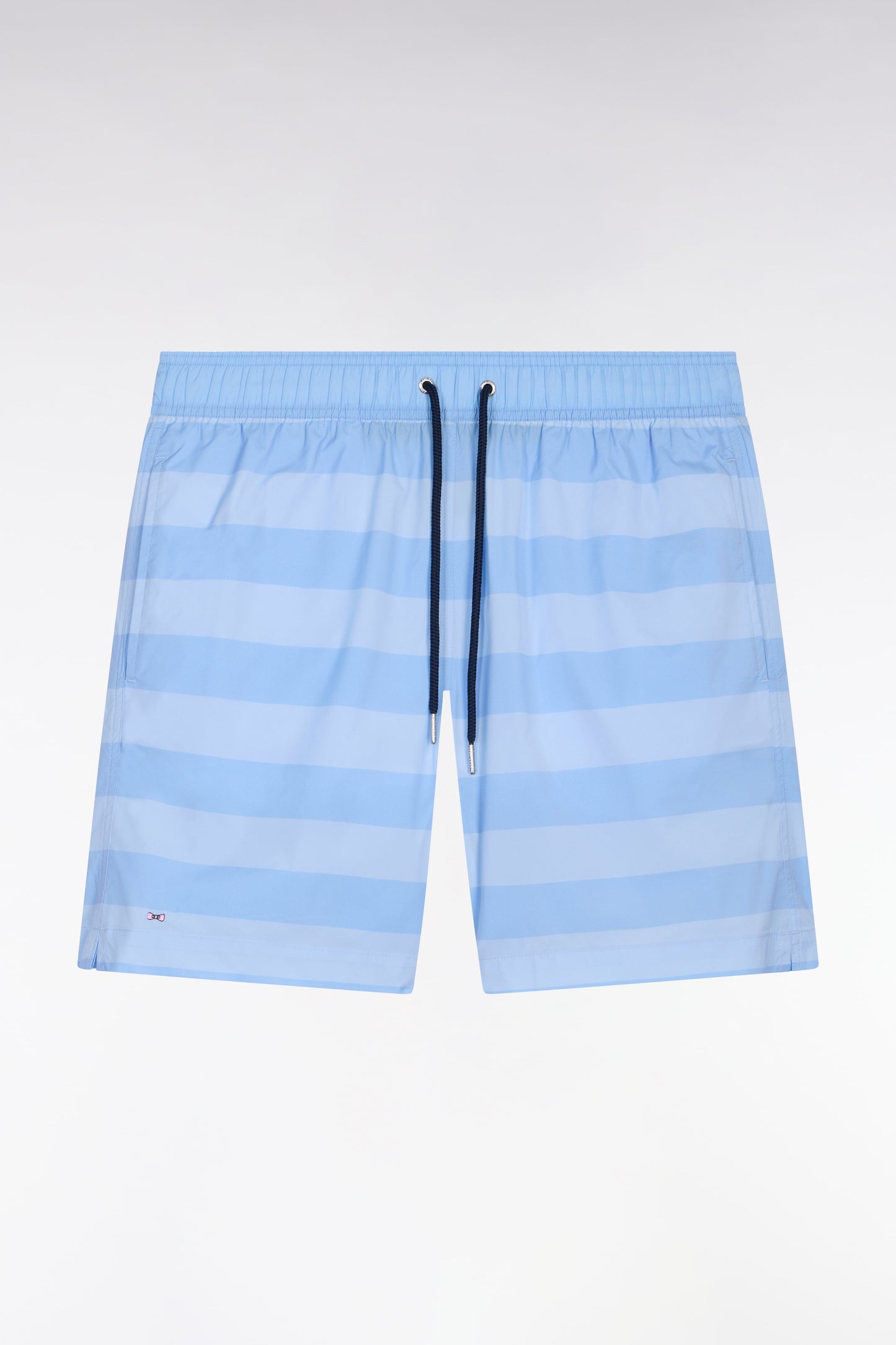 Maillot de bain à rayures bleu ciel