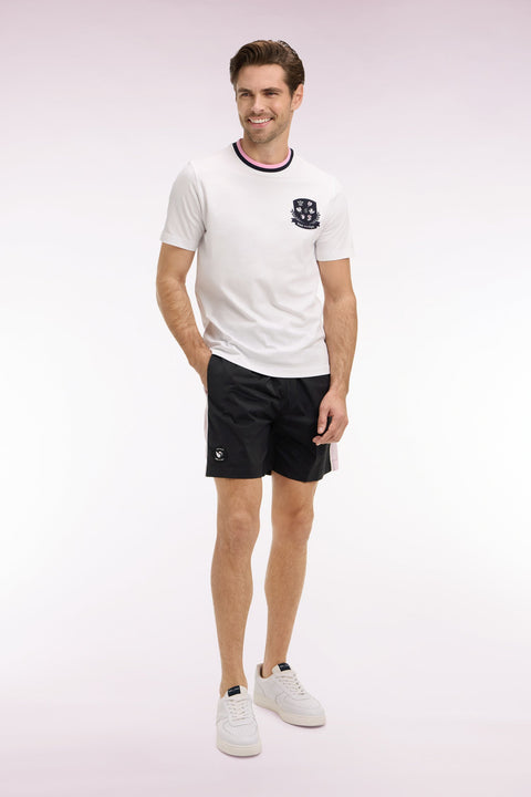 Maillot de bain Nouvelle Zélande noir et rose - Image 1