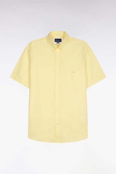 Chemise à manches courtes en coton fil teint jeune - Image 2