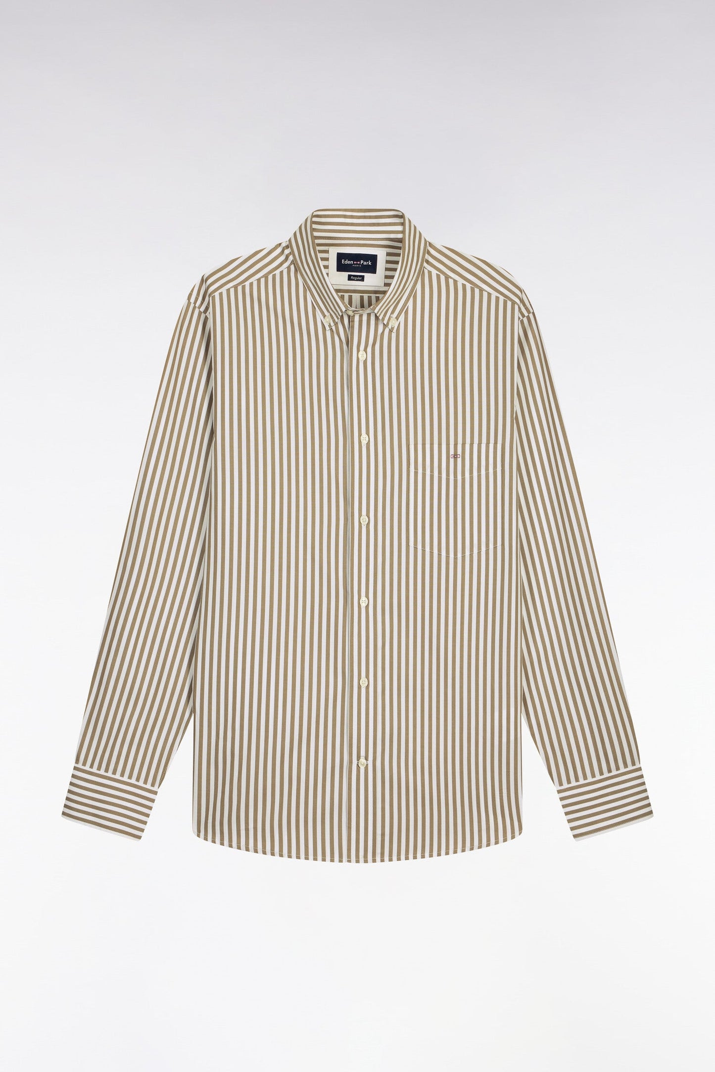 Chemise en coton ciel à rayures bâtons