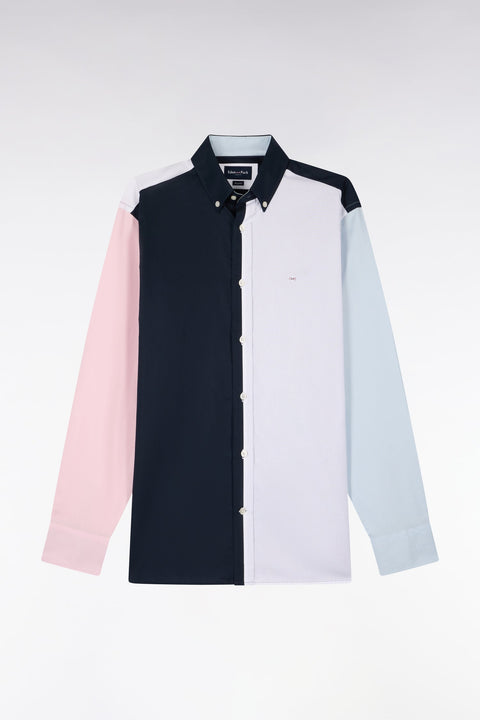 Chemise en coton colorblock coupe regular - Image 2
