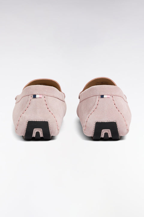 Mocassins en cuir suédé rose - Image 3