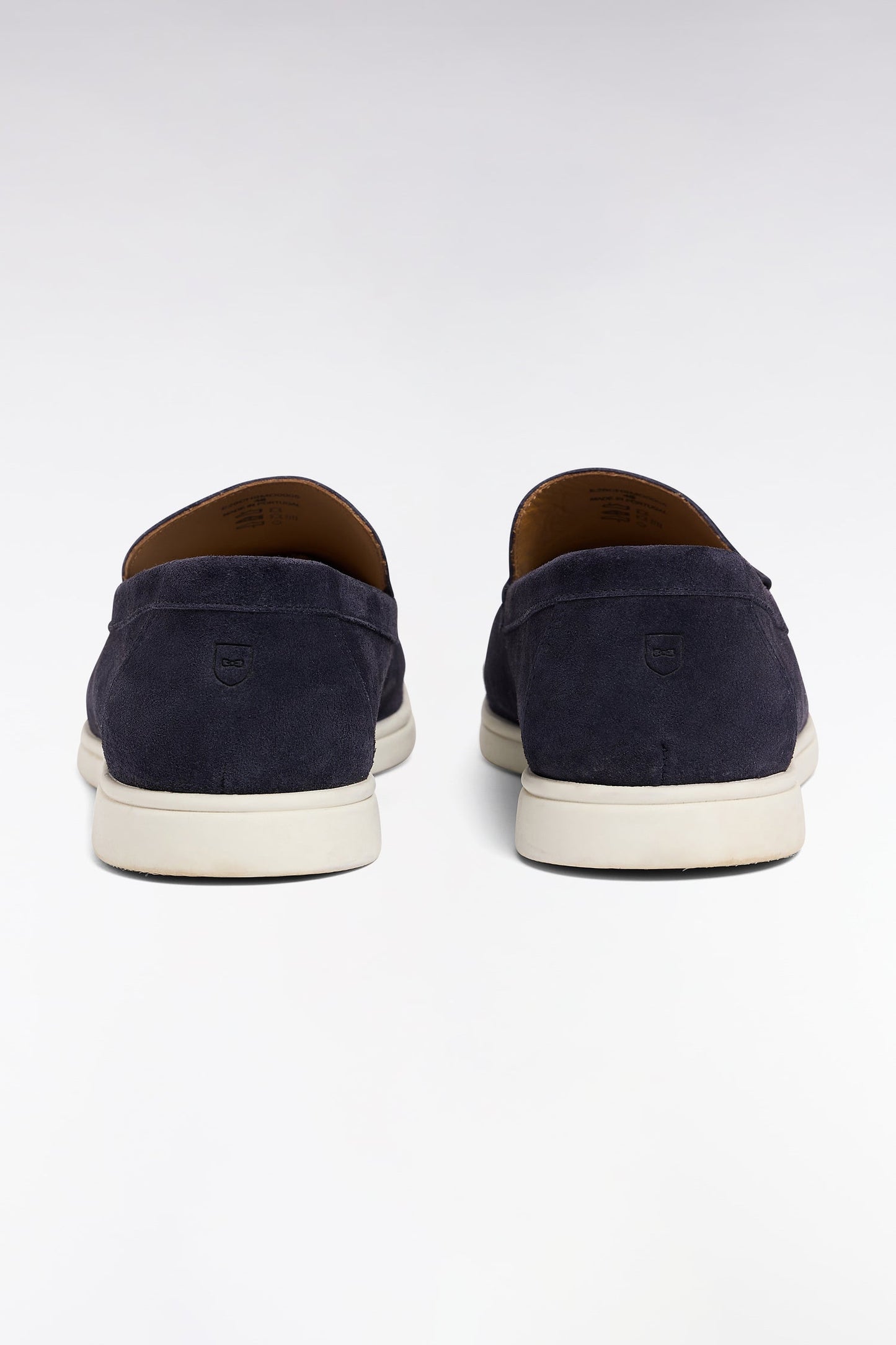 Chaussures bateau en cuir suédé marine