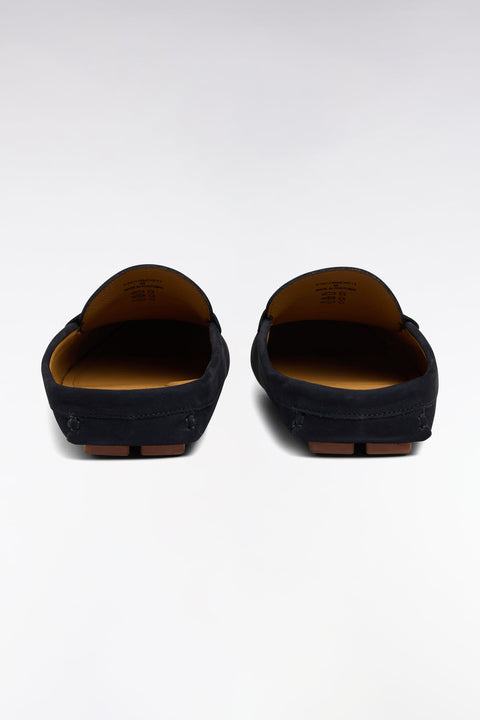 Mocassins penny loafer en cuir marine - Image 2
