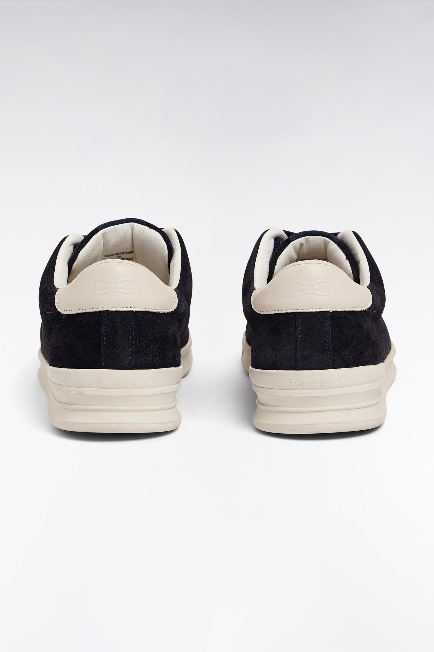 Baskets en cuir suédé marine