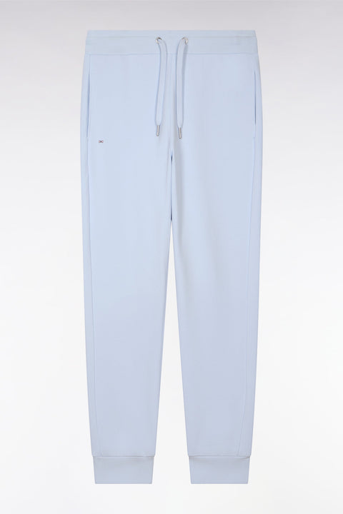 Jogging uni en molleton coton ciel coupe regular - Image 2