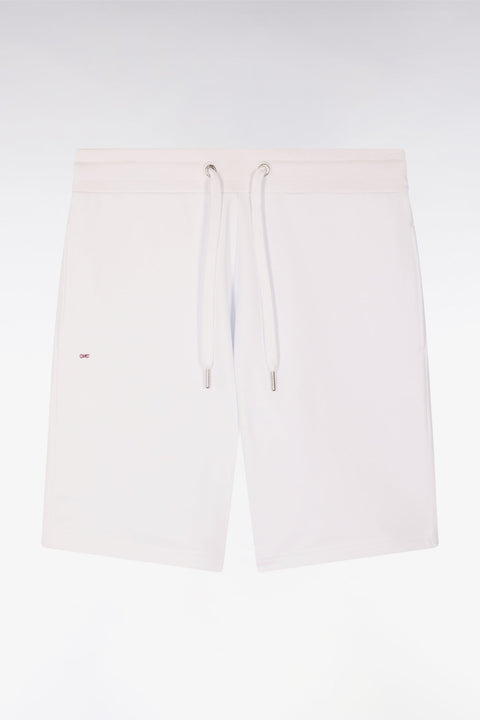 Short en molleton coton blanc - Image 2