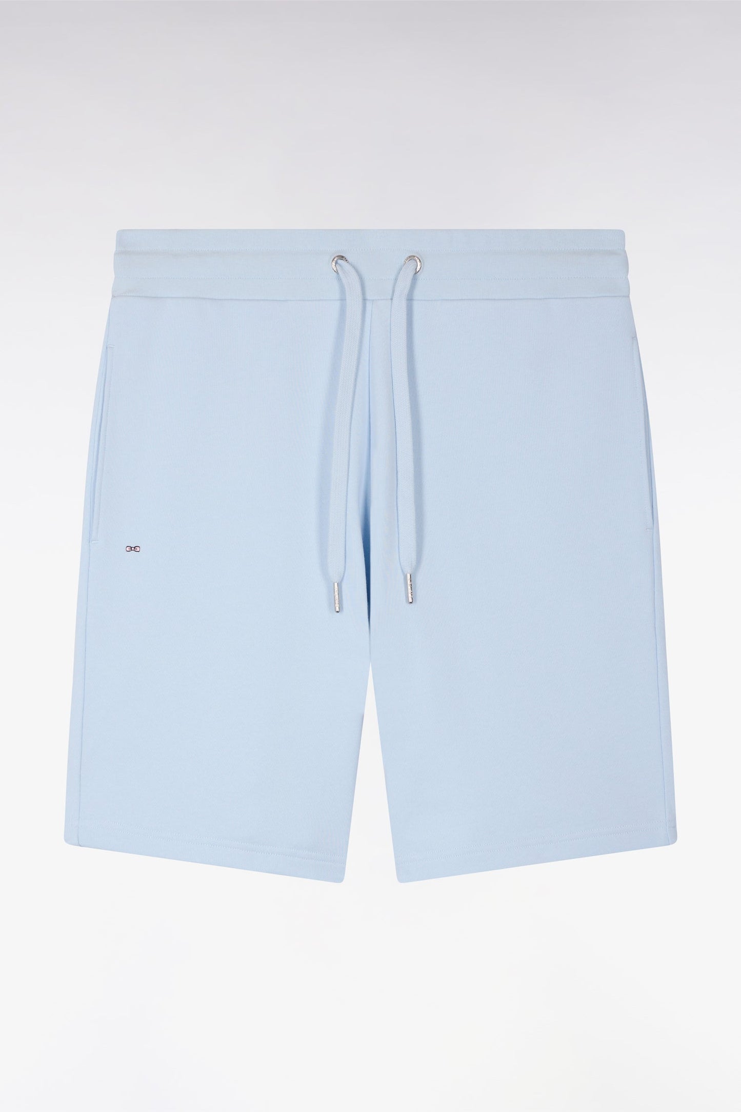 Short en molleton coton ciel