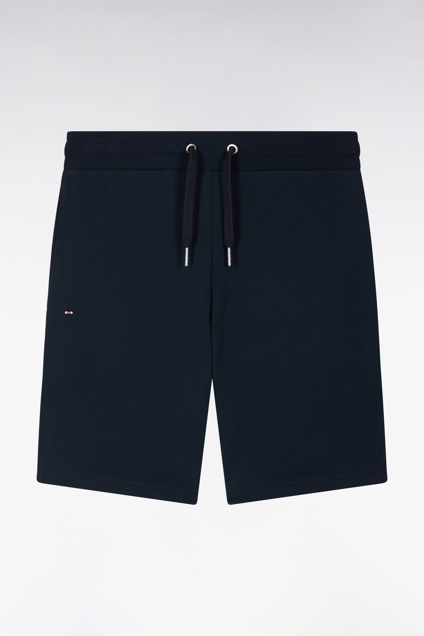 Short en molleton coton marine