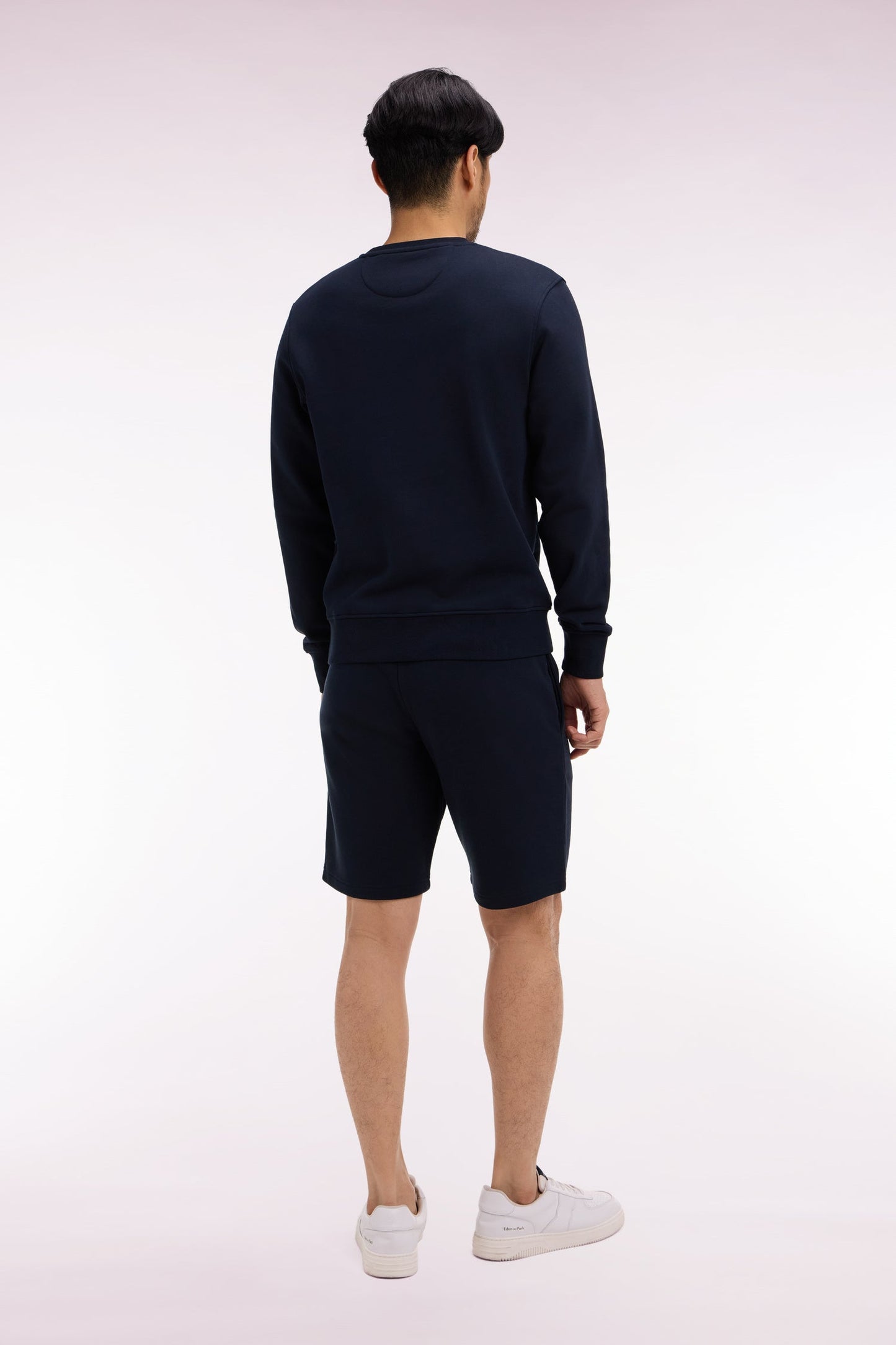 Short en molleton coton marine
