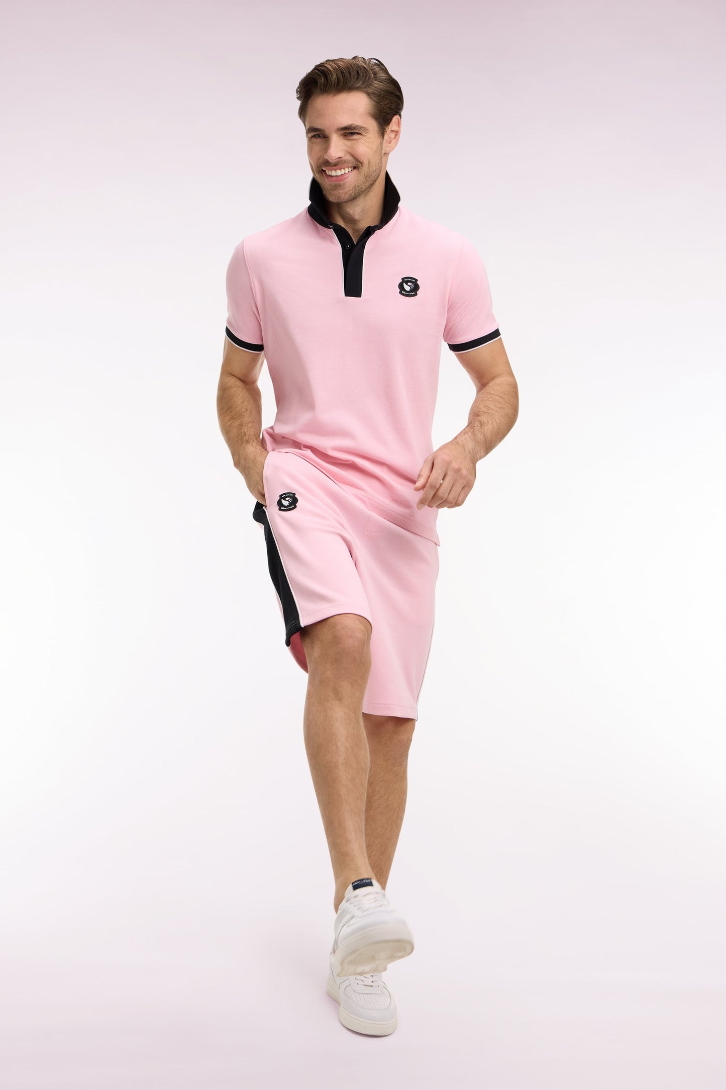 Short en molleton rose New Zealand