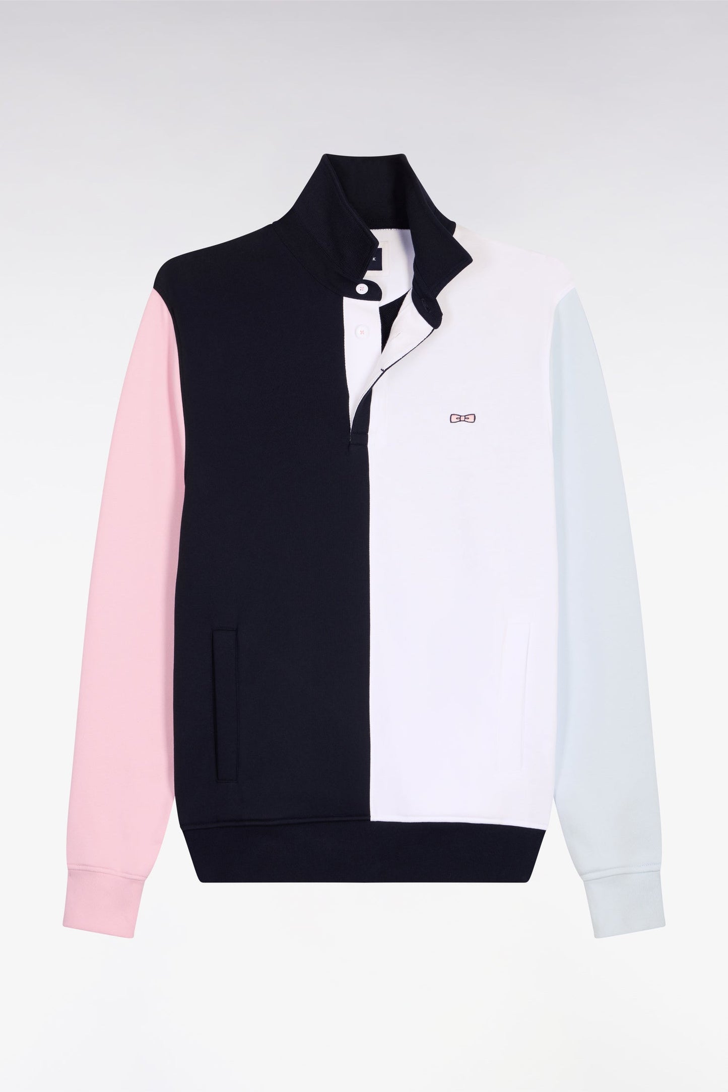 Maillot en molleton coton colorblock
