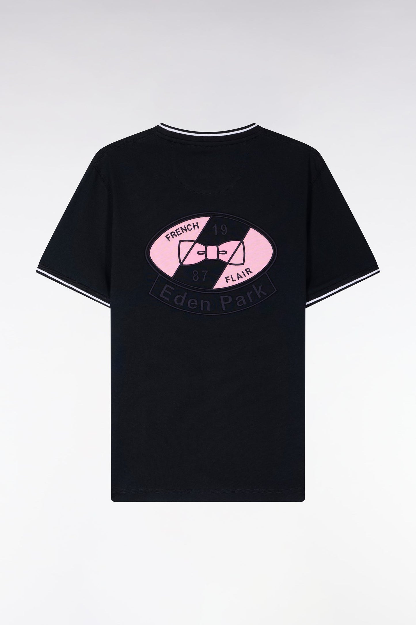 T-shirt à manches courtes en coton marine