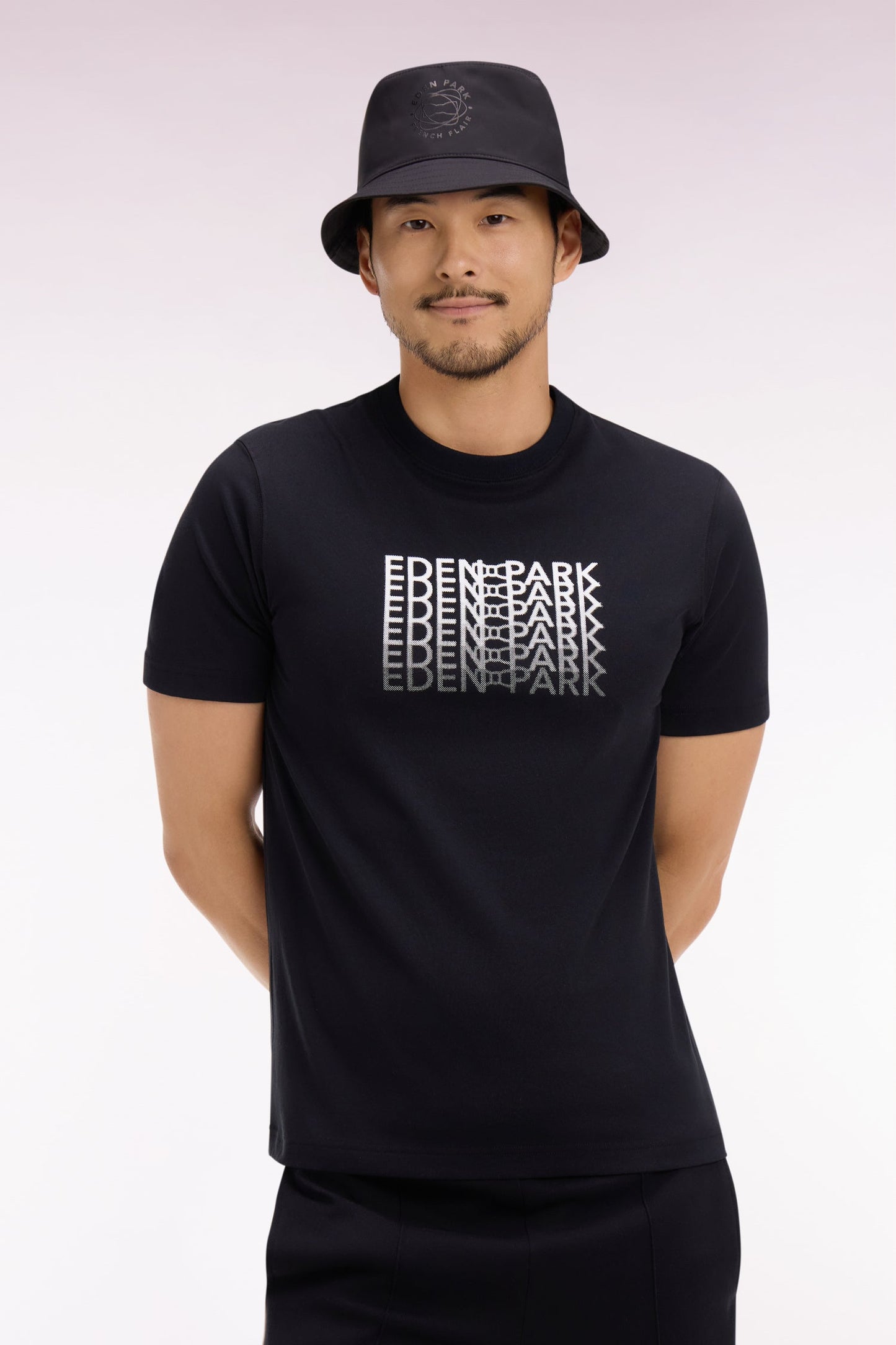 T-shirt à manches courtes sérigraphié écru coupe regular