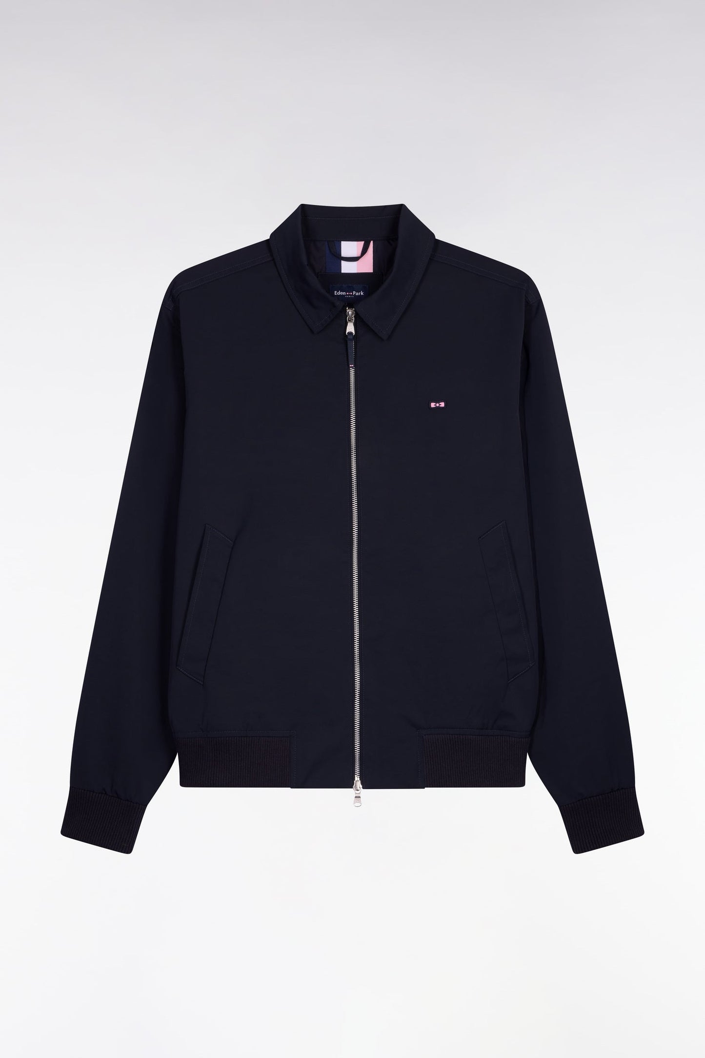 Blouson en nylon marine